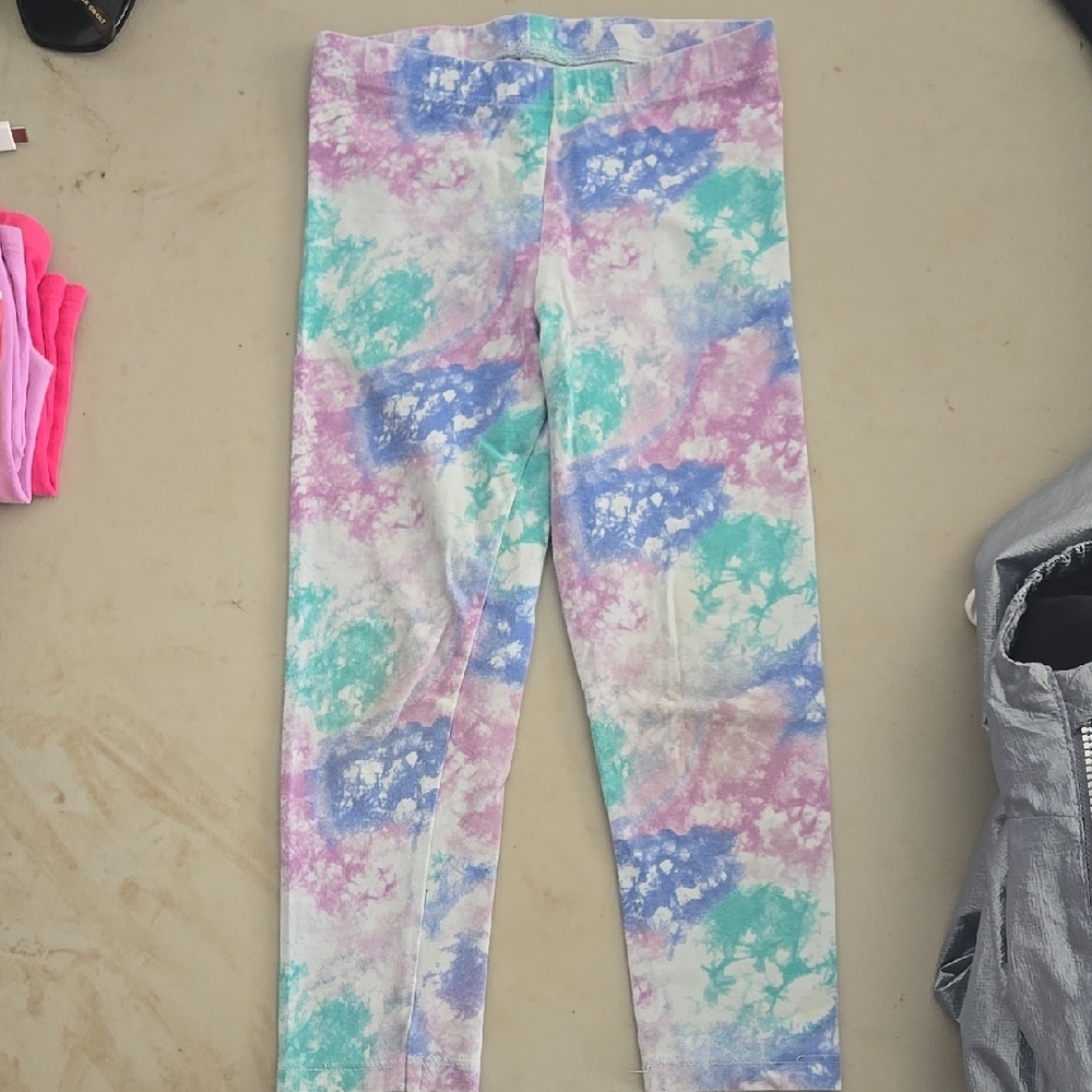 Colorful Tie-Dye Kids Leggings